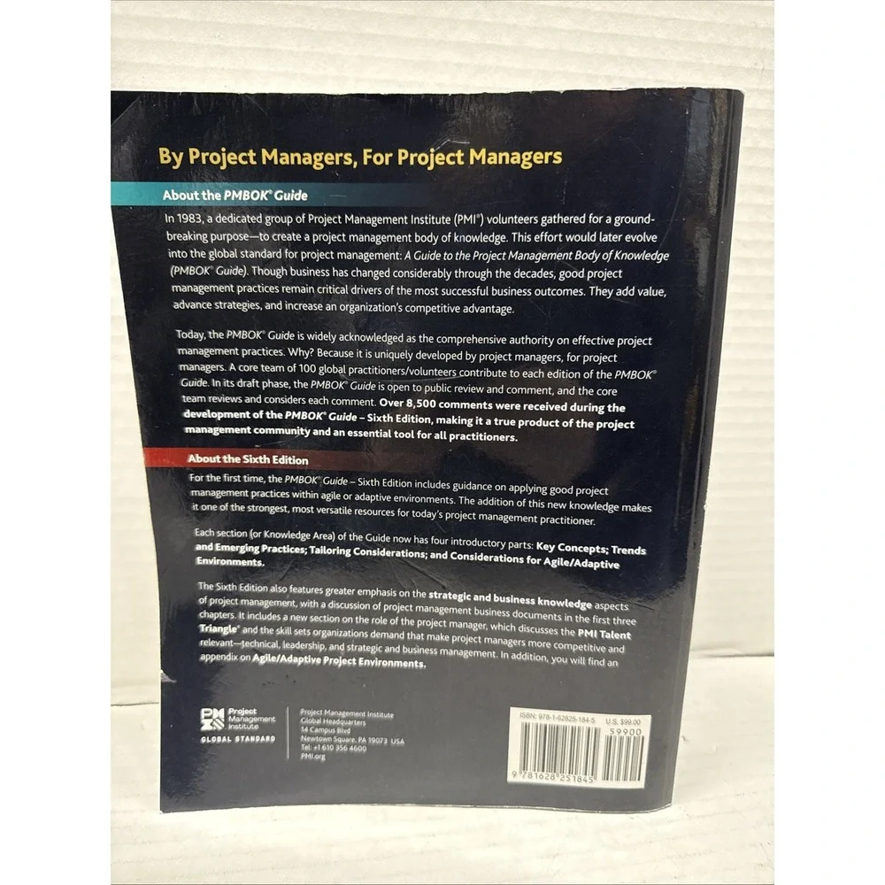 A Guide to the Project Management Body of Knowledge